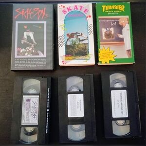 Vintage Skateboarding VHS Tape Collection